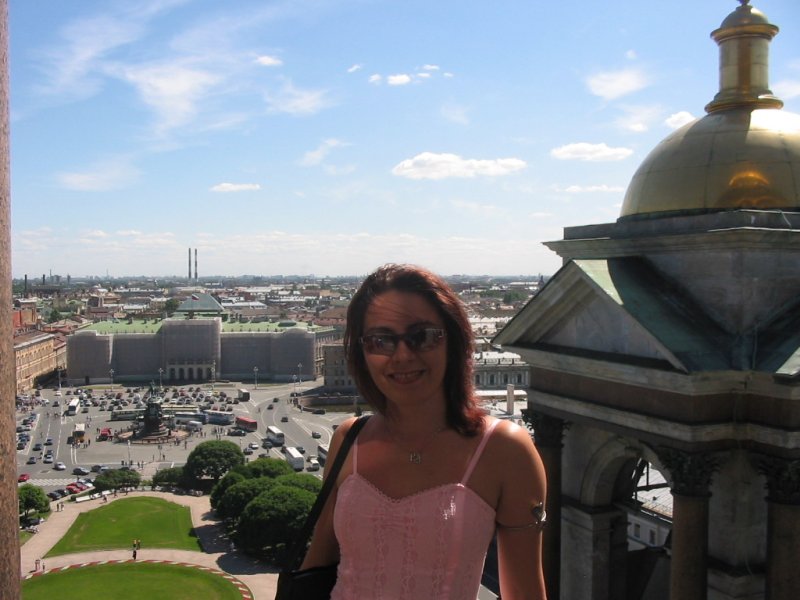 St.Petersburg. Isaac cathedral. Colonnade