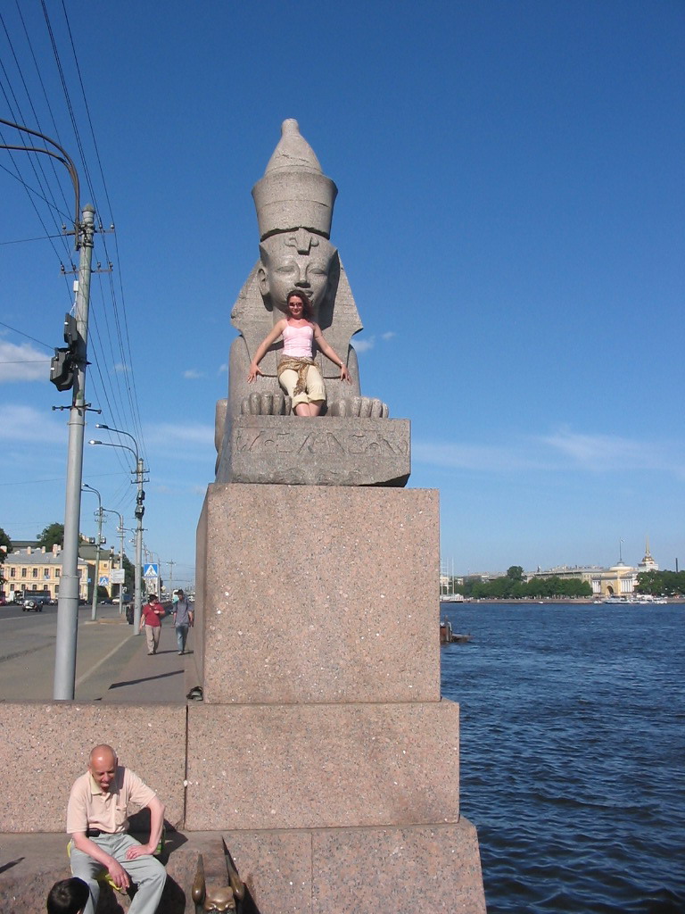 St Petersburg. Neva riverside. Sfinx