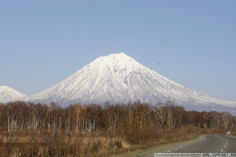 Вулкан на Камчатке