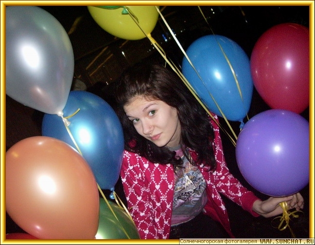 I and balloons