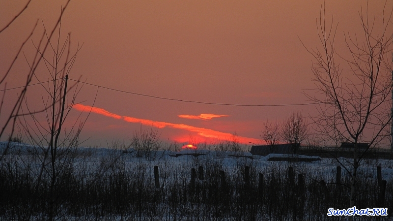 Красная горка заката